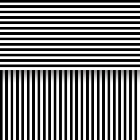 Illusion Abstract black and white pattern. Monochrome pattern. Optical illusion. Op art.のイラスト素材