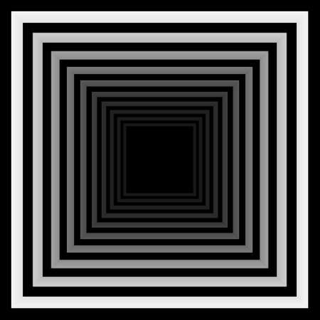 Illusion Abstract black and white pattern. Monochrome pattern. Optical illusion. Op art.のイラスト素材