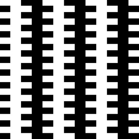 Illusion Abstract black and white pattern. Monochrome pattern. Optical illusion. Op art.のイラスト素材