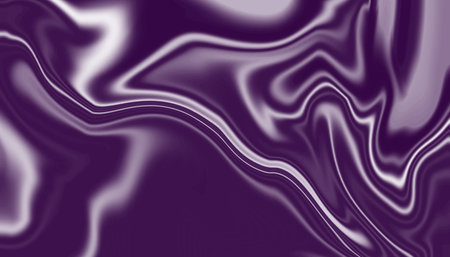 Stylish purple liquid wave abstract background with smooth fluid texture and modern artistic flow. Perfect for digital art, luxury branding, wallpapers, posters, invitations, and graphic design projects.のイラスト素材