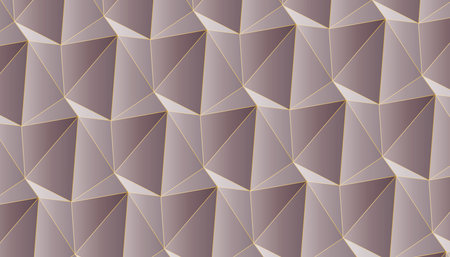 Modern abstract geometric polygon pattern with faceted 3D shapes and smooth gradients. Perfect for...