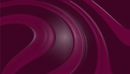 Smooth glossy maroon swirl background with flowing curves and soft gradients, ideal for modern designs, branding, posters, and digital art.のイラスト素材