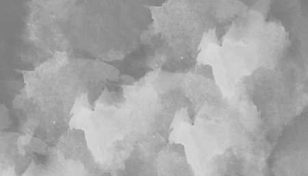 Gray watercolor abstract texture background with soft artistic brush strokes, perfect for modern designs, digital art, posters, and creative projects.の写真素材