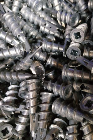 production and sale of metal fastenersの写真素材