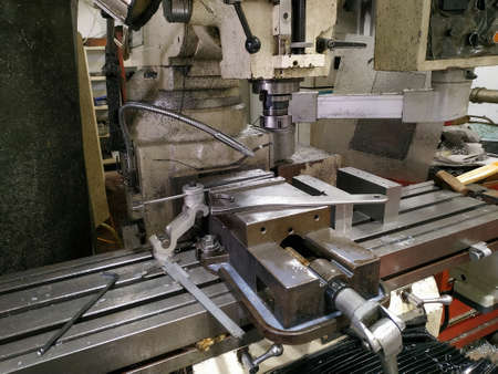 adjustment and repair of cnc machines, maintenance cleaning and lubricationの写真素材