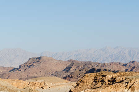 beautiful landscapes in the mountains in the desertの写真素材