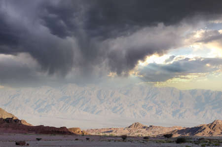 beautiful landscapes in the mountains in the desert
