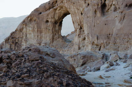 beautiful landscapes in the mountains in the desertの写真素材