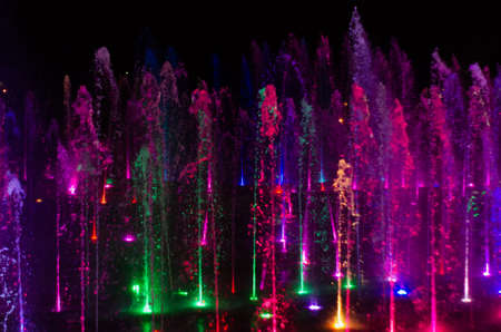 fountains singing music audio visual show in eilatの写真素材