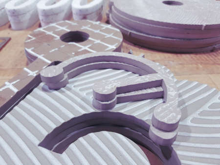 High Pressure Water Jet Cutting Machine for Various Materials close up.
