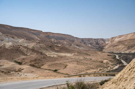 Landscape in the Negev desert near Borot Lotz.