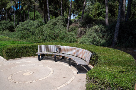 Park Ramat Hanadiv, Memorial Gardens of Baron Edmond de Rothschild, Zichron Yaakov, Israel.の写真素材