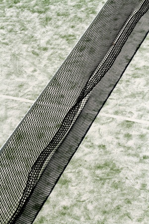 scene details paddle tennis racquet sports on artificial turfの写真素材