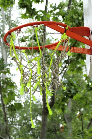 scene details basketball ball games in public parksの写真素材