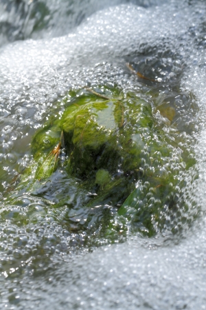 details  of the river whitewaterの写真素材