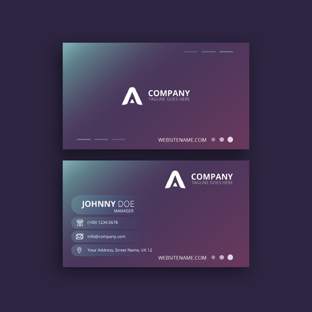 Business cardのイラスト素材