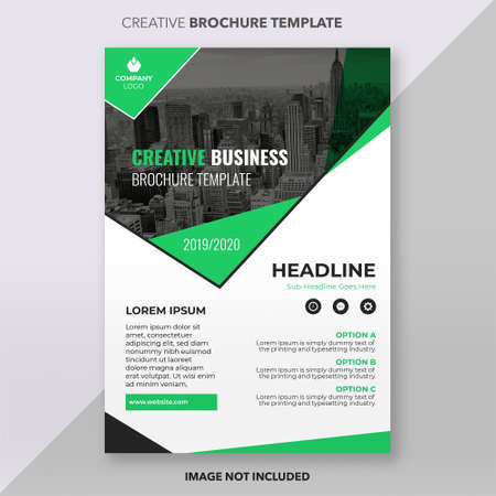 Business brochure templateのイラスト素材