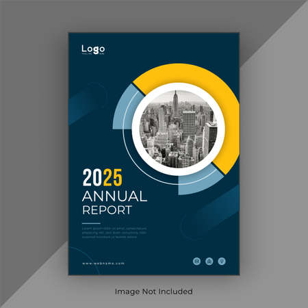 Brochure flyer design templateのイラスト素材