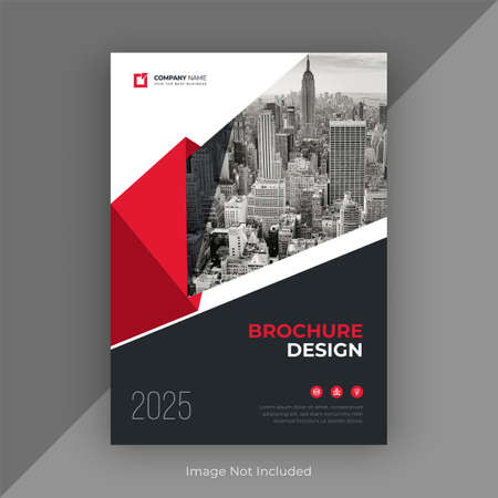 Brochure flyer design templateのイラスト素材