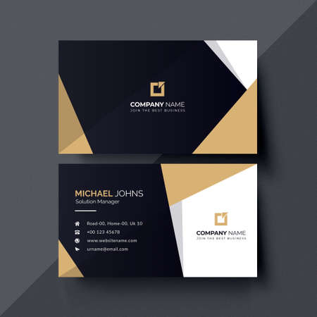 Business card designのイラスト素材