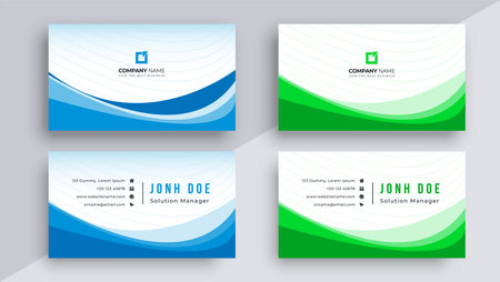 Business card designのイラスト素材