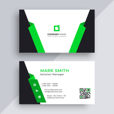Business card designのイラスト素材