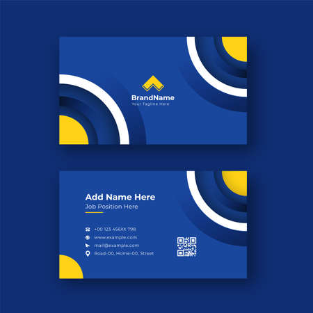 Business card design templateのイラスト素材