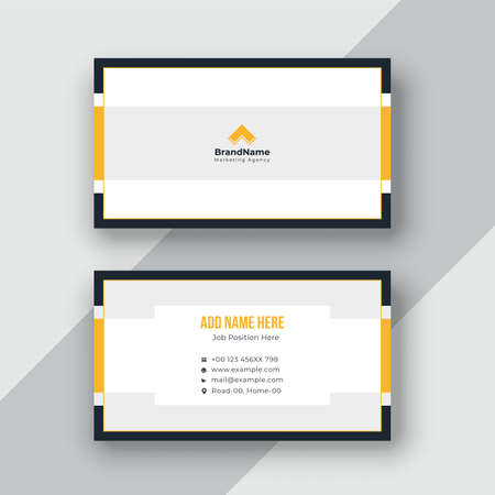 Business card designのイラスト素材