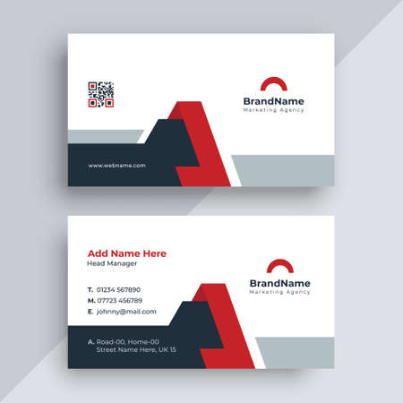 Business card designのイラスト素材
