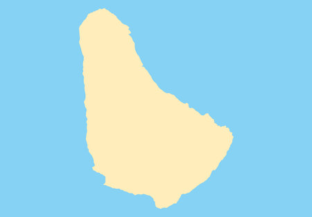 Map Barbados background. isolated country textureのイラスト素材
