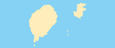 Map Sao Tome and Principe vector background. isolated country textureのイラスト素材