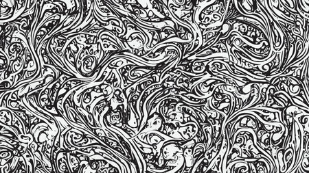 Chic monochrome abstract background featuring a geometric design patternのイラスト素材