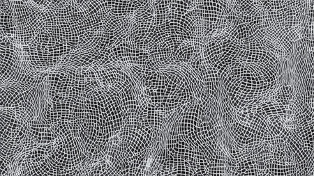 Beautiful black and white abstract 3d white pattern with a modern design