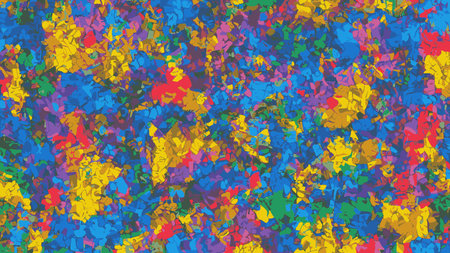 Chic colorful abstract 3d tech background patternのイラスト素材