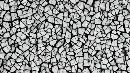 Exquisite monochrome abstract 3d black wall background pattern with pyramid designのイラスト素材