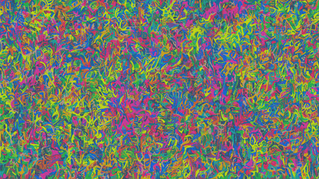 Radiant rainbow abstract 1990s geometric mix of abstract and solid backgroundのイラスト素材