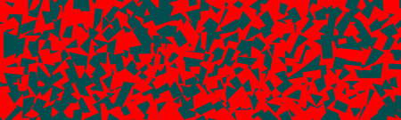 Abstract retro background with red waves, distorted lines, and glitch effect. Design is reminiscent of old vhs tapes and screens. Vectorのイラスト素材