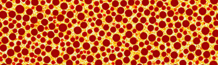 Closeup of pepperoni pizza with cheese and delicious toppings creating mouth watering texture. Great...