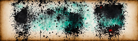 Grunge vintage background with distressed overlay effects and stamp borders in black and white....
