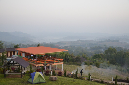 House at Khao Kho Thailandのeditorial素材