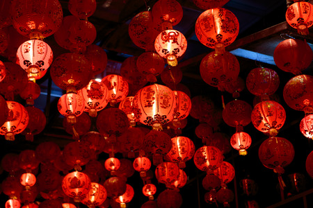 Chinese Lanterns, Chinese New Year.の写真素材