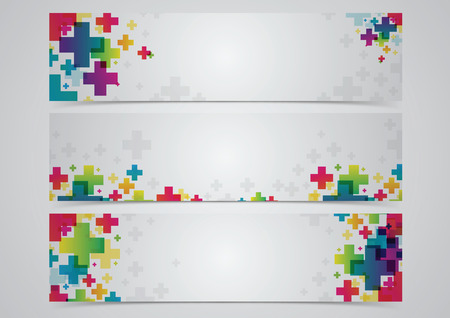 abstract color banner for any web and print designのイラスト素材