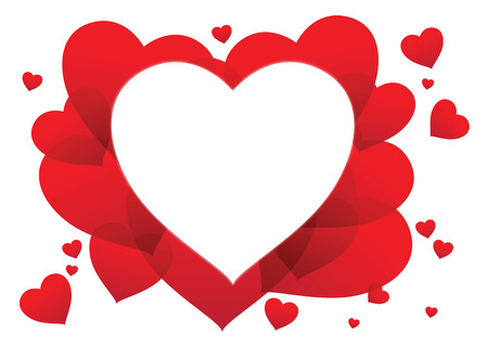 heart valentine card vector in eps 10のイラスト素材