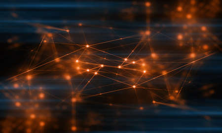 light internet network background