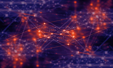 light internet network backgroundの写真素材