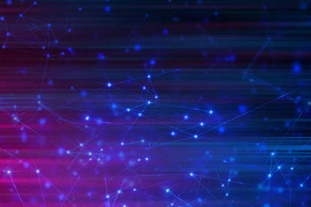 network social online, background 3d illustration rendering, machine deep learning, data cloud storage digital, science neuron, plexus cell brain, futuristic connecting, technology systemの写真素材