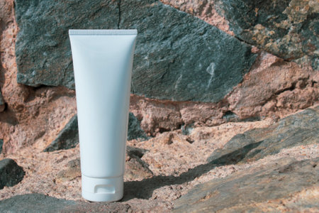 beauty treatment medical skincare and cosmetic lotion cream serum oil mockup bottle packaging...