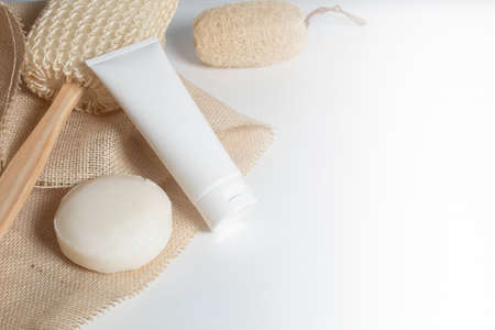 beauty treatment medical skincare and cosmetic lotion cream serum oil mockup bottle packaging...