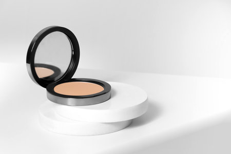 beauty skin care black product mockup package foundation blur face powder pact spf sunscreen makeup...