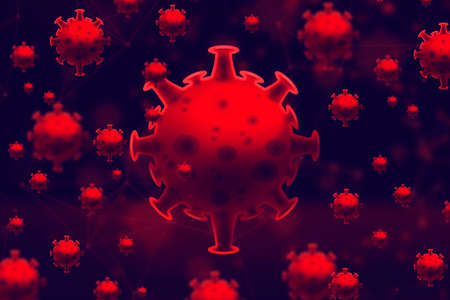 blood dna of   structure  crisis outbreak pandemic biohazard cell atom disease syndrome   background 3d illustration rendering, healthy medical conceptの写真素材